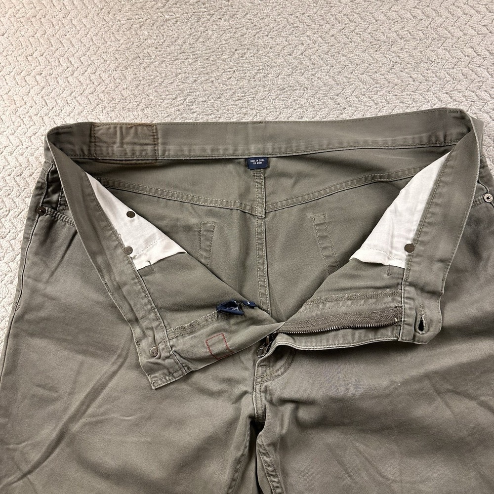 Polo Ralph Lauren 650 Straight Leg Pants Men's 36x32 Green Cotton Chino Travel - Picture 13 of 16